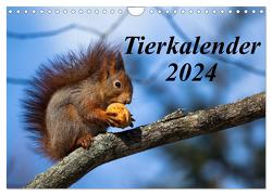 Tierkalender 2024 (Wandkalender 2024 DIN A4 quer), CALVENDO Monatskalender von Tschöpe,  Frank