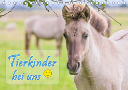 Tierkinder bei uns (Tischkalender 2021 DIN A5 quer) von Kulartz,  Rainer, Plett,  Lisa