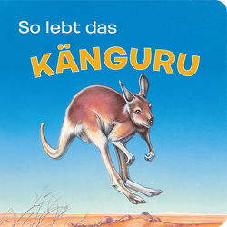 Tierkindergeschichten – So lebt das Känguru – Pappbilderbuch mit farbigen Illustrationen für Kinder ab 18 Monaten