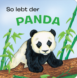 Tierkindergeschichten – So lebt der Panda – Pappbilderbuch mit farbigen Illustrationen für Kinder ab 18 Monaten
