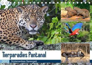 Tierparadies Pantanal (Tischkalender 2023 DIN A5 quer) von und Yvonne Herzog,  Michael