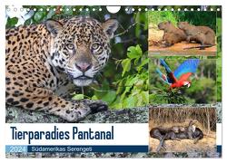 Tierparadies Pantanal (Wandkalender 2024 DIN A4 quer), CALVENDO Monatskalender von und Yvonne Herzog,  Michael