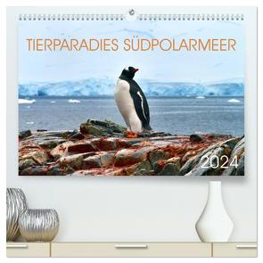 Tierparadies Südpolarmeer (hochwertiger Premium Wandkalender 2024 DIN A2 quer), Kunstdruck in Hochglanz von Bergermann,  Manfred