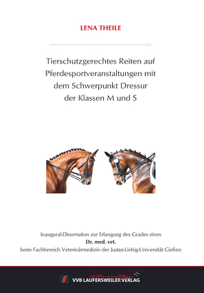Tierschutzgerechtes Reiten auf Pferdesportveranstaltungen mit dem Schwerpunkt Dressur der Klassen M und S von Theile,  Lena