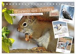 Tierwelt der Tundra (Tischkalender 2024 DIN A5 quer), CALVENDO Monatskalender von Kleemann,  Claudia