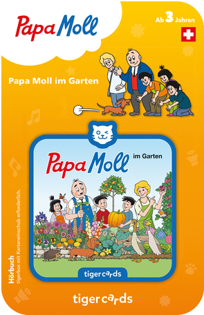 Tigercard Papa Moll im Garten