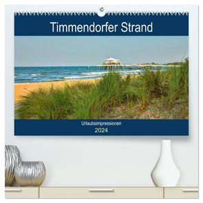 Timmendorfer Strand – Urlaubsimpressionen (hochwertiger Premium Wandkalender 2024 DIN A2 quer), Kunstdruck in Hochglanz von Potratz,  Andrea