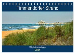 Timmendorfer Strand – Urlaubsimpressionen (Tischkalender 2024 DIN A5 quer), CALVENDO Monatskalender von Potratz,  Andrea