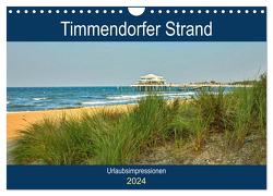 Timmendorfer Strand – Urlaubsimpressionen (Wandkalender 2024 DIN A4 quer), CALVENDO Monatskalender von Potratz,  Andrea