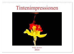 Tintenimpressionen (Wandkalender 2024 DIN A2 quer), CALVENDO Monatskalender von Rochow,  Holger