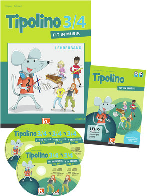 Tipolino 3/4 – Fit in Musik. Paket inkl. DVD. Ausgabe D von Ringger,  Katrin-Uta, Rohrbach,  Kurt