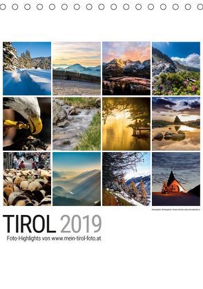 Tirol 2019 (Tischkalender 2019 DIN A5 hoch) von Reicher,  Thomas