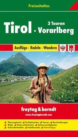 Tirol – Vorarlberg, Freizeitatlas 1:50.000 – 1:200.000 von Freytag-Berndt und Artaria KG