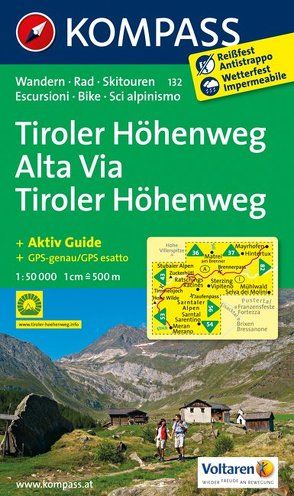 Tiroler Höhenweg – Alta Via Tiroler Höhenweg von KOMPASS-Karten GmbH