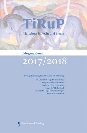 TiRuP – Tierschutz in Recht und Praxis von Feik,  Rudolf