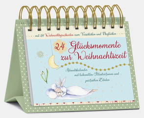 Tisch-Adventskalender „24 Glücksmomente zur Weihnachtszeit“ von Korsch Verlag, Lefin,  Petra