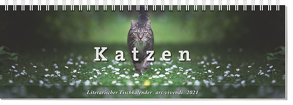 Tischkalender Katzen 2021