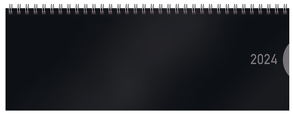 Tischquerkalender Classic Colourlux schwarz 2024 von Korsch Verlag