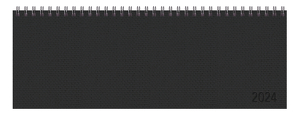 Tischquerkalender Professional Premium schwarz 2024 von Korsch Verlag