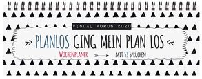 Tischquerkalender Visual Words 2020 von Korsch Verlag
