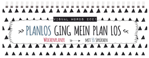 Tischquerkalender Visual Words 2021 von Korsch Verlag