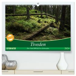Tiveden, der NatURWALD in Schweden (hochwertiger Premium Wandkalender 2024 DIN A2 quer), Kunstdruck in Hochglanz von Loewa,  Bernhard
