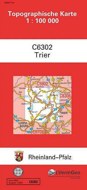 TK100 C6302 Trier von Landesamt für Vermessung und Geobasisinformation Rheinland-Pfalz