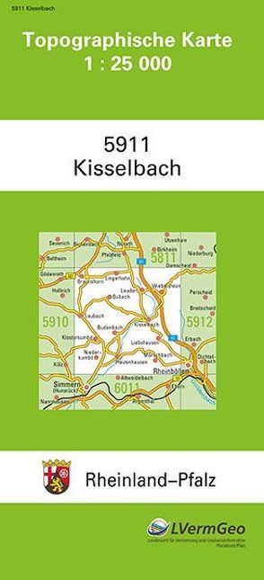 TK25 5911 Kisselbach von Landesamt für Vermessung und Geobasisinformation Rheinland-Pfalz