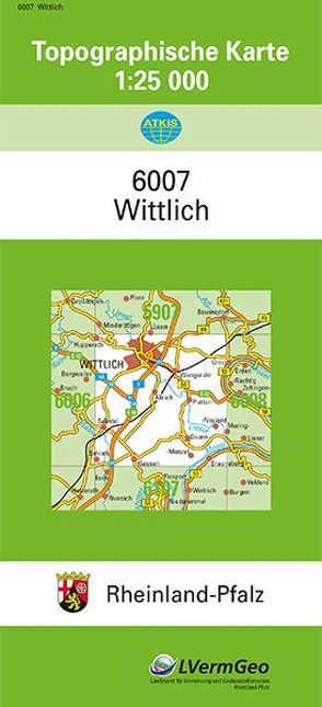 TK25 6007 Wittlich von Landesamt für Vermessung und Geobasisinformation Rheinland-Pfalz
