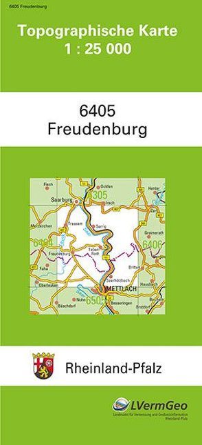 TK25 6405 Freudenburg von Landesamt für Vermessung und Geobasisinformation Rheinland-Pfalz