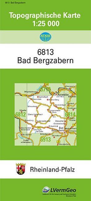 TK25 6813 Bad Bergzabern von Landesamt für Vermessung und Geobasisinformation Rheinland-Pfalz