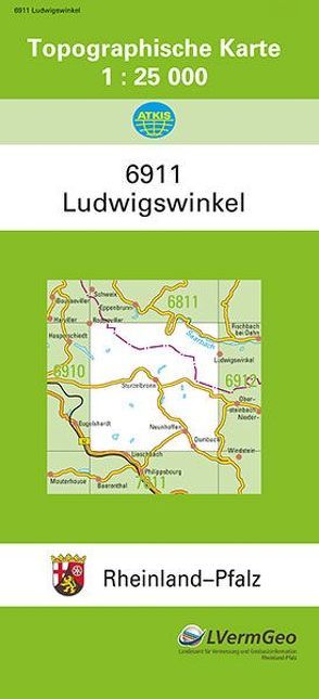 TK25 6911 Ludwigswinkel von Landesamt für Vermessung und Geobasisinformation Rheinland-Pfalz