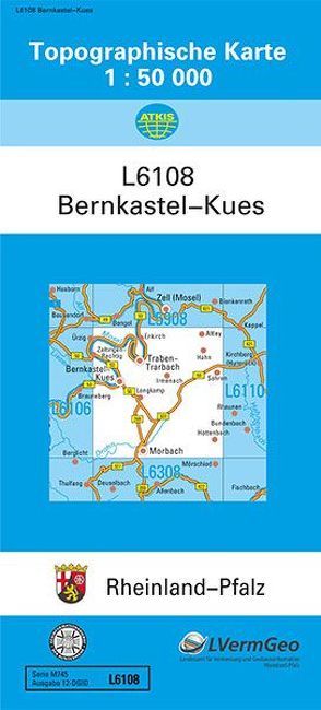 TK50 L6108 Bernkastel-Kues von Landesamt für Vermessung und Geobasisinformation Rheinland-Pfalz