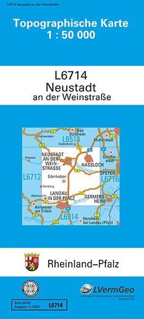 TK50 L6714 Neustadt an der Weinstraße von Landesamt für Vermessung und Geobasisinformation Rheinland-Pfalz