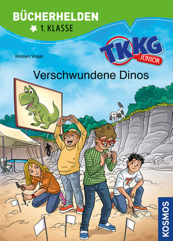 TKKG Junior, Bücherhelden 1. Klasse, Verschwundene Dinos von Julian,  COMICON S.L./ Beroy + San, Vogel,  Kirsten