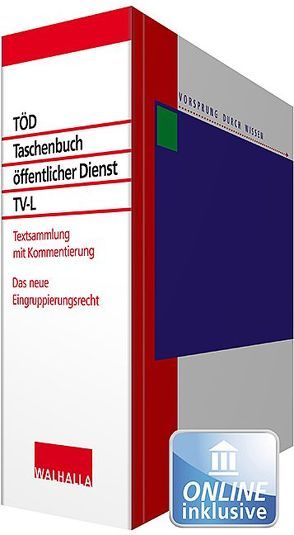 TÖD – TV-L Taschenbuch öffentlicher Dienst Länder von Effertz,  Jörg, Gamisch,  Annett, Richter,  Achim