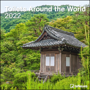 Toilets Around the World 2022 – Wand-Kalender – Broschüren-Kalender – 30×30 – 30×60 geöffnet – Toiletten-Kalender