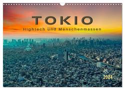 Tokio – Hightech und Menschenmassen (Wandkalender 2024 DIN A3 quer), CALVENDO Monatskalender von Roder,  Peter