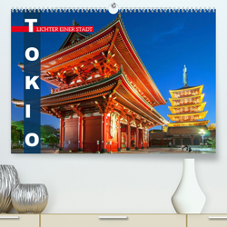Tokio: Lichter einer Stadt (Premium, hochwertiger DIN A2 Wandkalender 2023, Kunstdruck in Hochglanz) von CALVENDO