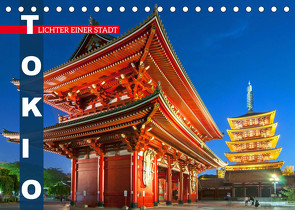 Tokio: Lichter einer Stadt (Tischkalender 2022 DIN A5 quer) von CALVENDO