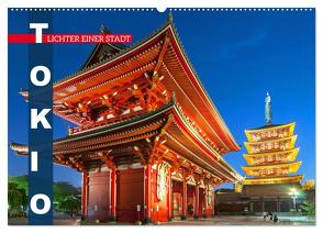 Tokio: Lichter einer Stadt (Wandkalender 2024 DIN A2 quer), CALVENDO Monatskalender von CALVENDO,  CALVENDO