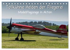 Tollkühne Helden der Fliegerei – Modellflugzeuge in Aktion (Tischkalender 2024 DIN A5 quer), CALVENDO Monatskalender von Teßen,  Sonja