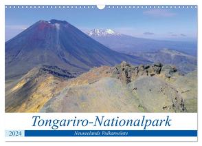 Tongariro-Nationalpark (Wandkalender 2024 DIN A3 quer), CALVENDO Monatskalender von Photography Media design and Digital Art,  Che-Tatanka