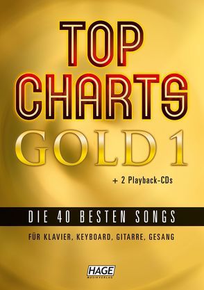 Top Charts Gold 1 + 2 CDs + Midifiles (USB-Stick) von Hage,  Helmut