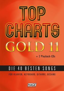 Top Charts Gold 11 (mit 2 CDs + Midifiles, USB-Stick) von Hage,  Helmut