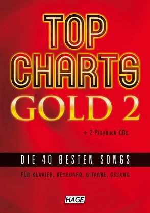 Top Charts Gold 2 + 2 CDs + Midifiles (USB-Stick) von Hage,  Helmut