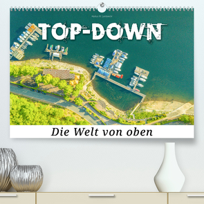 Top-down – Die Welt von oben (hochwertiger Premium Wandkalender 2024 DIN A2 quer), Kunstdruck in Hochglanz von W. Lambrecht,  Markus