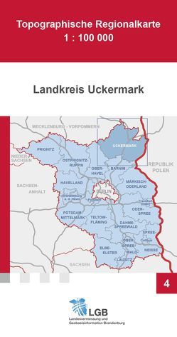 Topographische Regionalkarte 1:100000, Landkreis Uckermark