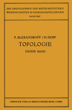 Topologie I von Alexandroff,  Paul, Hopf,  H.