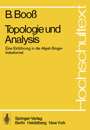 Topologie und Analysis von Booss,  B.